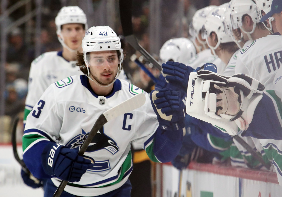 Former NHL Executive Weighs In on Quinn Hughes’ Canucks Future - Athlon Sports