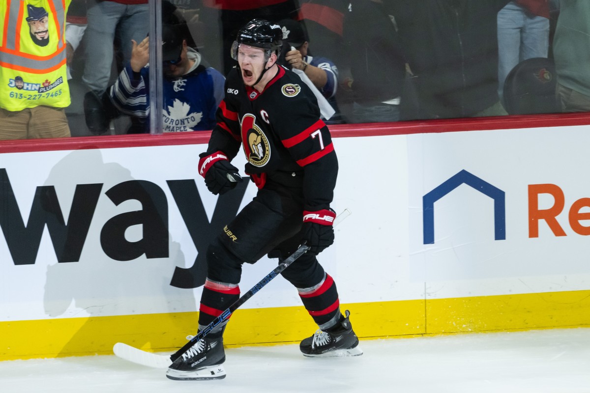 Brady Tkachuk Slams Trade Rumors Following Senators Playoff Exit - Athlon Sports