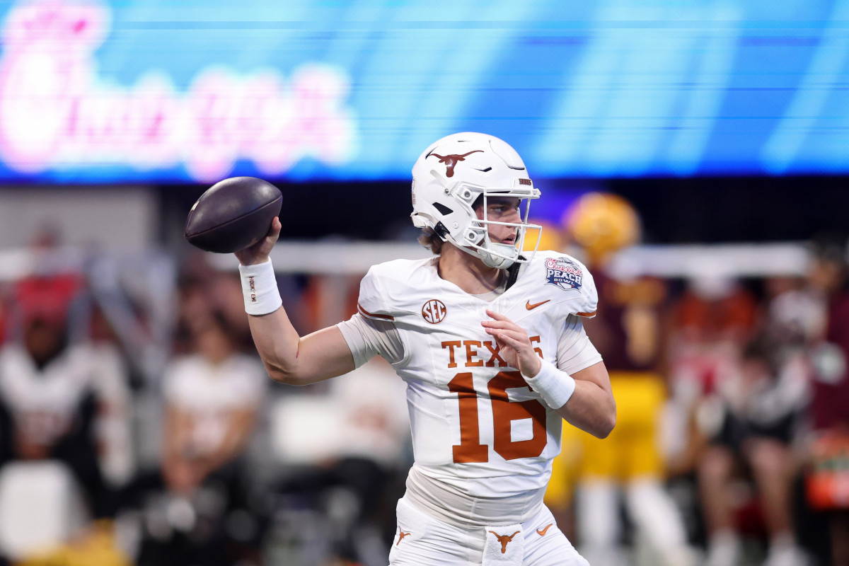 New 2026 NFL Mock Draft Has Arch Manning Landing With Colts in First Round - Athlon Sports