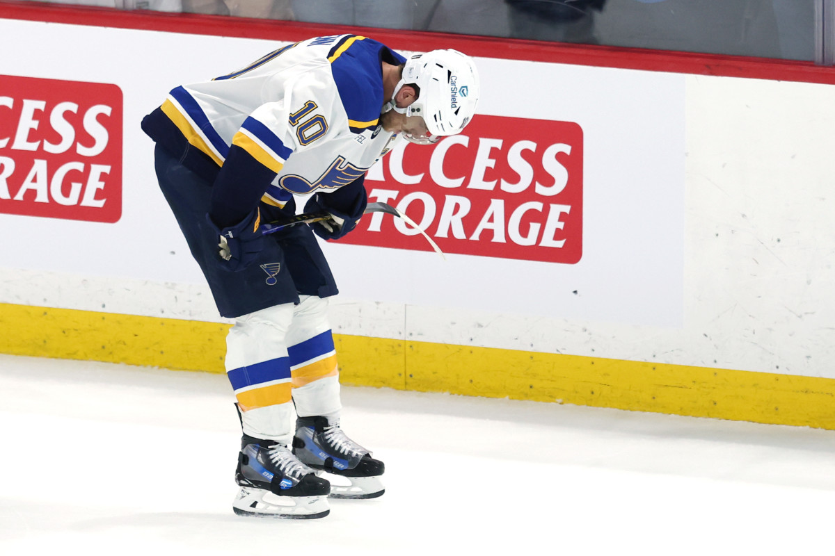 Blues' Brayden Schenn Tells Painful Truth After Game 7 Defeat  - Athlon Sports