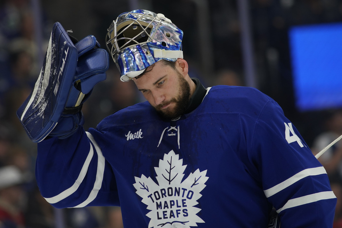 Maple Leafs Goalie Reveals Truth About Concussion After Collision With Sam Bennett - Athlon Sports