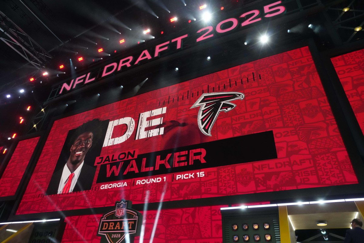 Falcons First Round Draft Pick Jalon Walker To Wear All-Time Greats Jersey Number - Athlon Sports