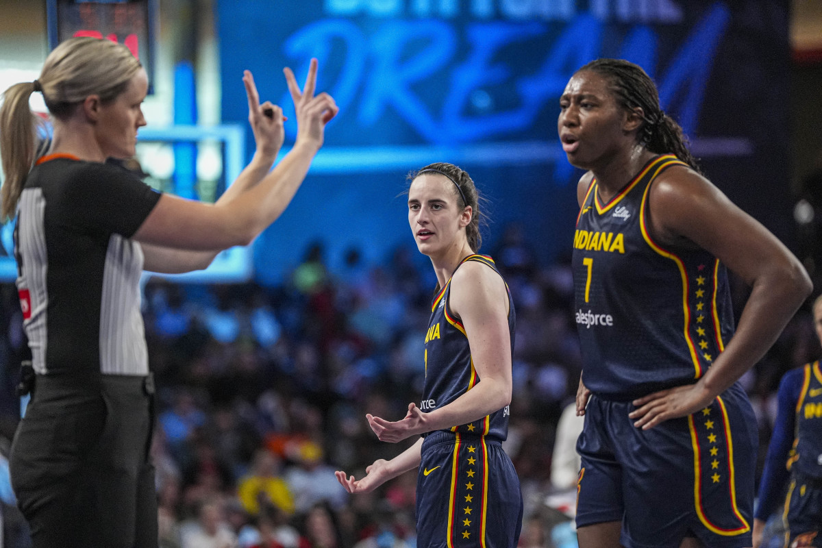 WNBA Ref is Fed Up With Caitlin Clark During Fever-Dream Game - Athlon  Sports