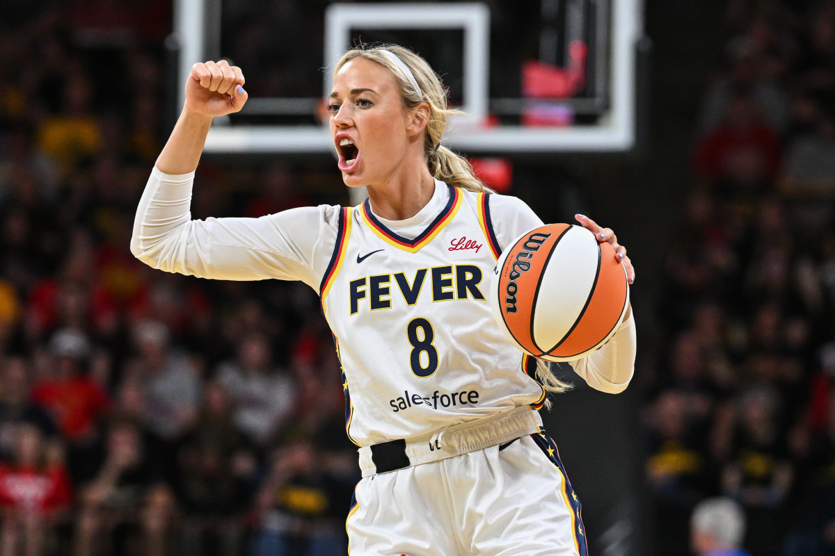 Indiana Fever guard Sophie Cunningham.