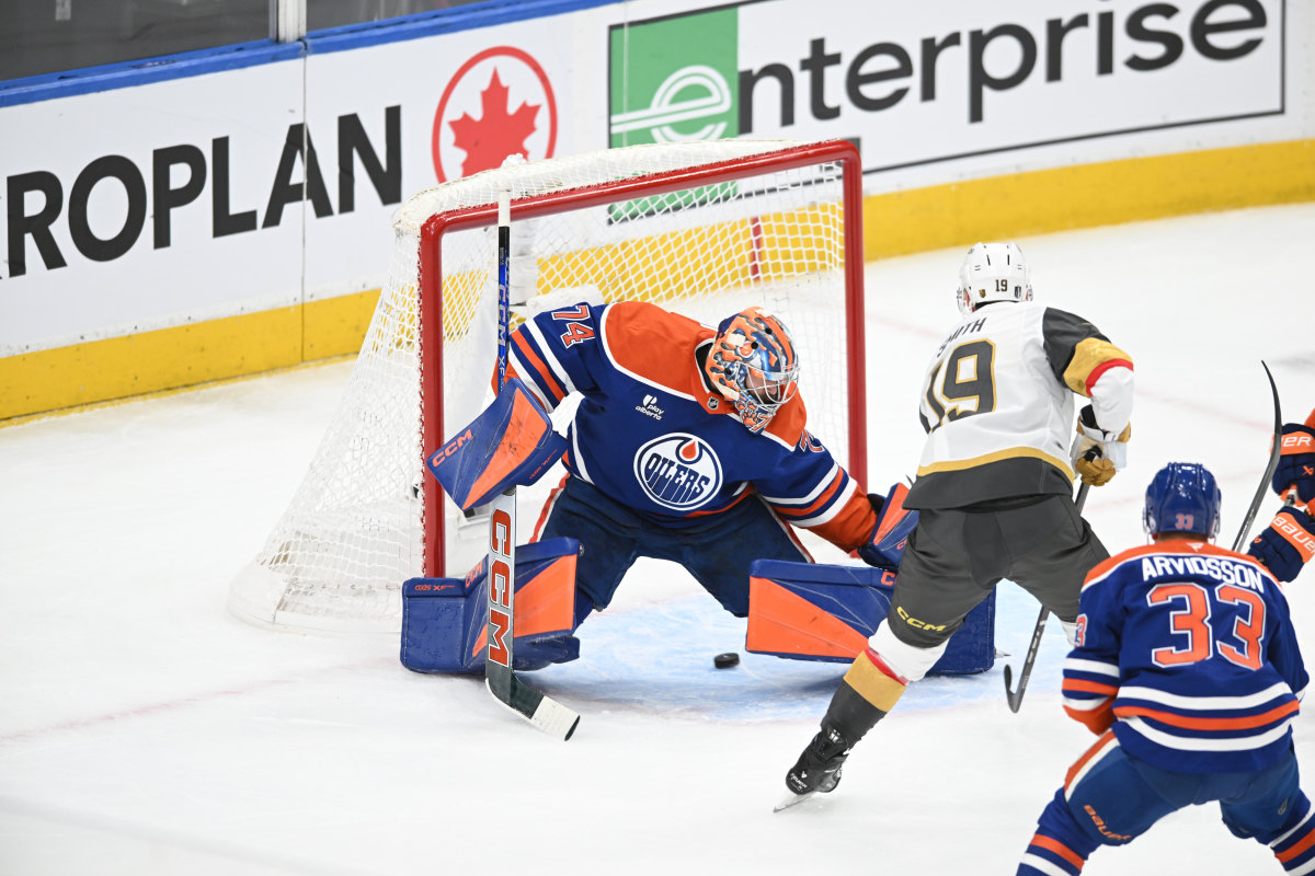 Stuart Skinner's 'Devastating' Message After Golden Knights Beat Oilers - Athlon Sports