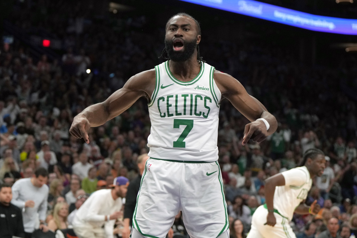 Trade Suggestion Links Celtics Star Jaylen Brown to Western Conference  Contender - Athlon Sports