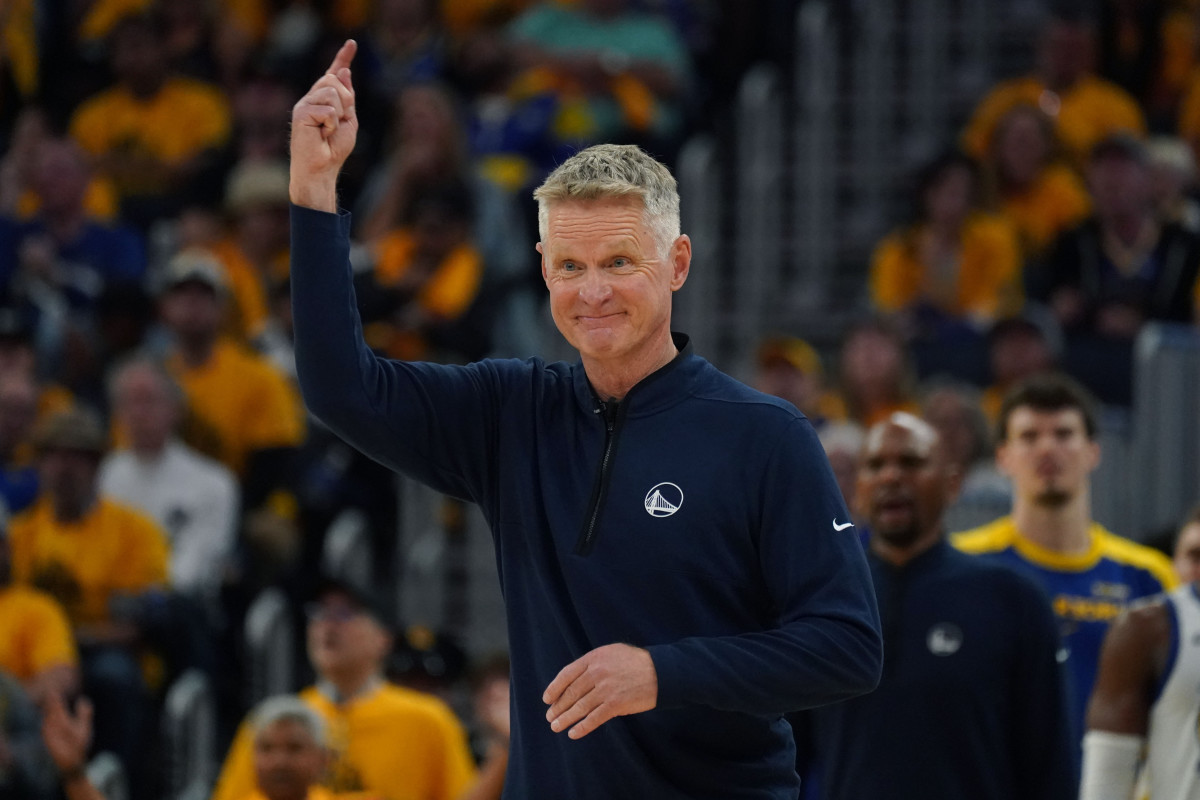 Warriors head coach Steve Kerr.