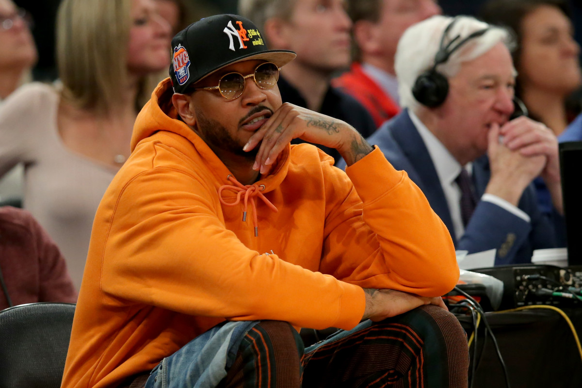 Carmelo Anthony Sends 3-Word Message to Son Kiyan Anthony - Athlon Sports