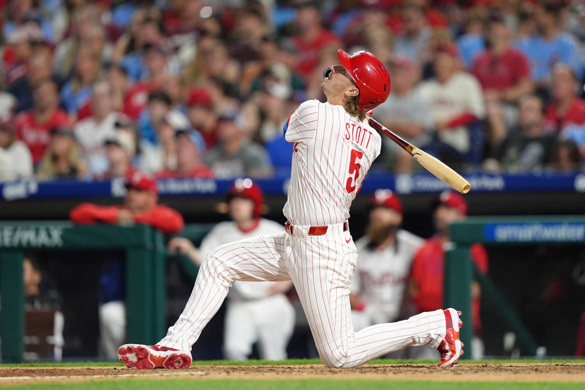 Phillies Trade Idea Replaces Bryson Stott With Cheap All-Star from Lousy AL Team - Athlon Sports