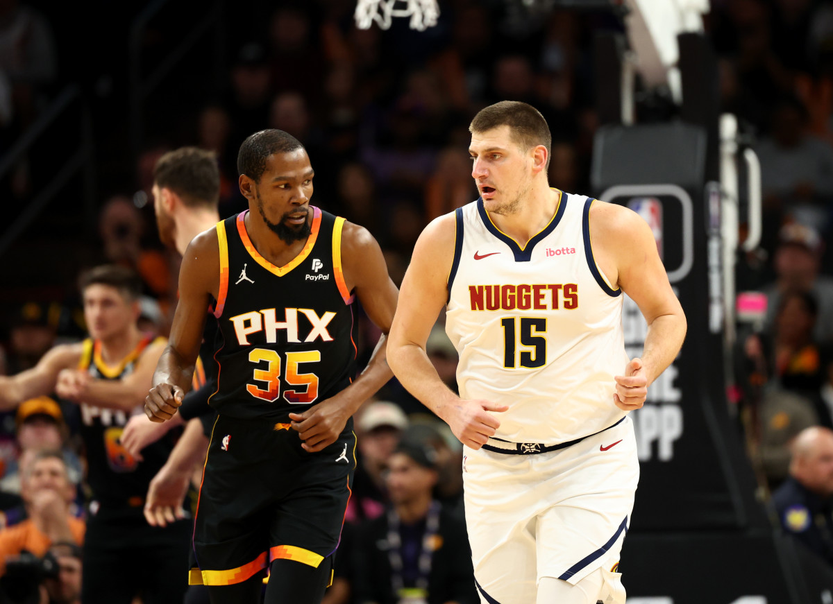 Kevin Durant and Nikola Jokic