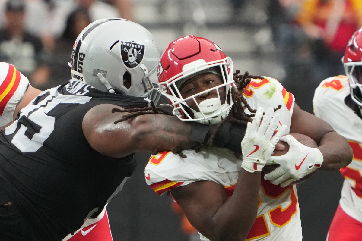 Former Raiders DT John Jenkins (95).
