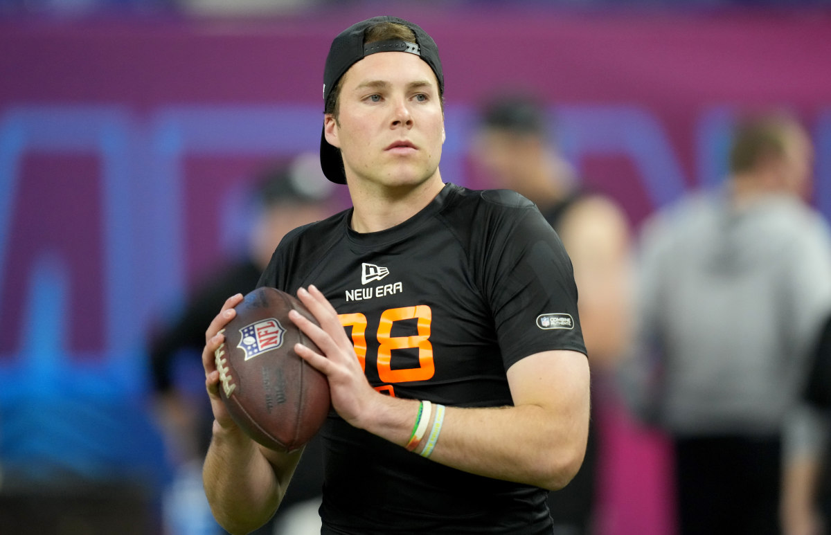 PFF Suggests Riley Leonard Could Be Surprise Starter for Colts in 2025 - Athlon Sports