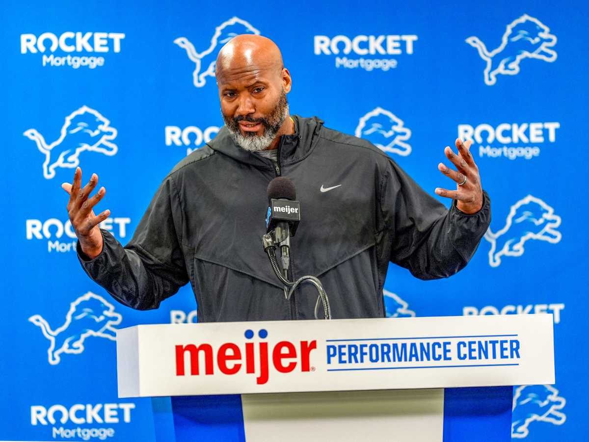 Detroit Lions general manager Brad Holmes