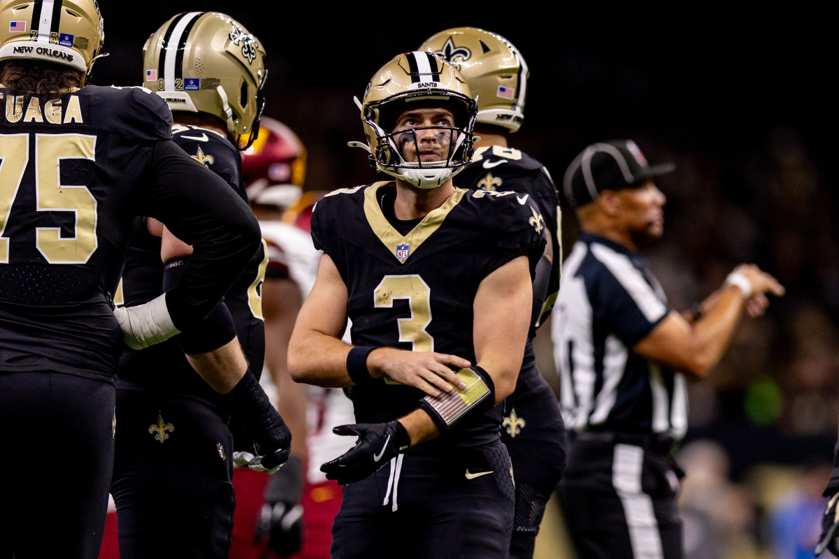 Injury Sidelines New Orleans Saints Quarterback Jake Haener During QB Battle - Athlon Sports