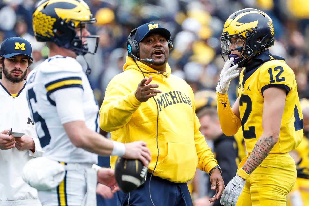 Ron Bellamy at the 2024 Spring Game.