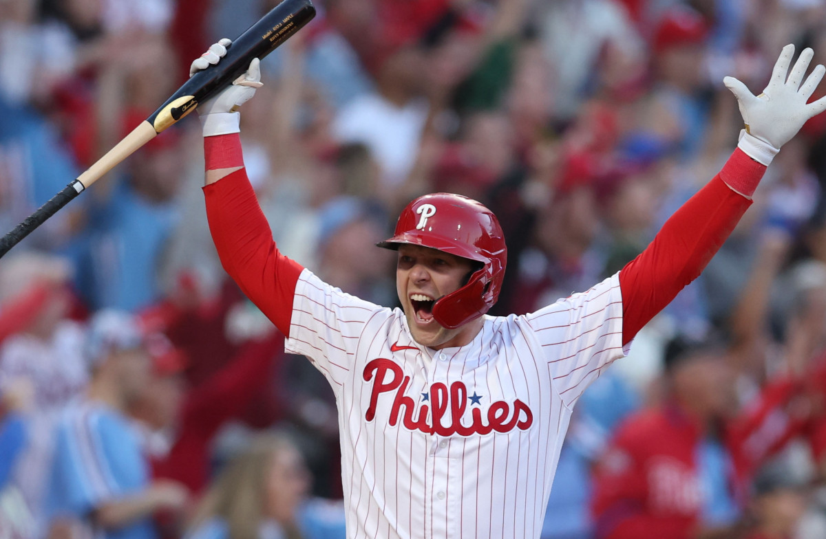 Former Phillies Slugger Rhys Hoskins Linked to Red Sox Ahead of Trade Deadline - Athlon Sports
