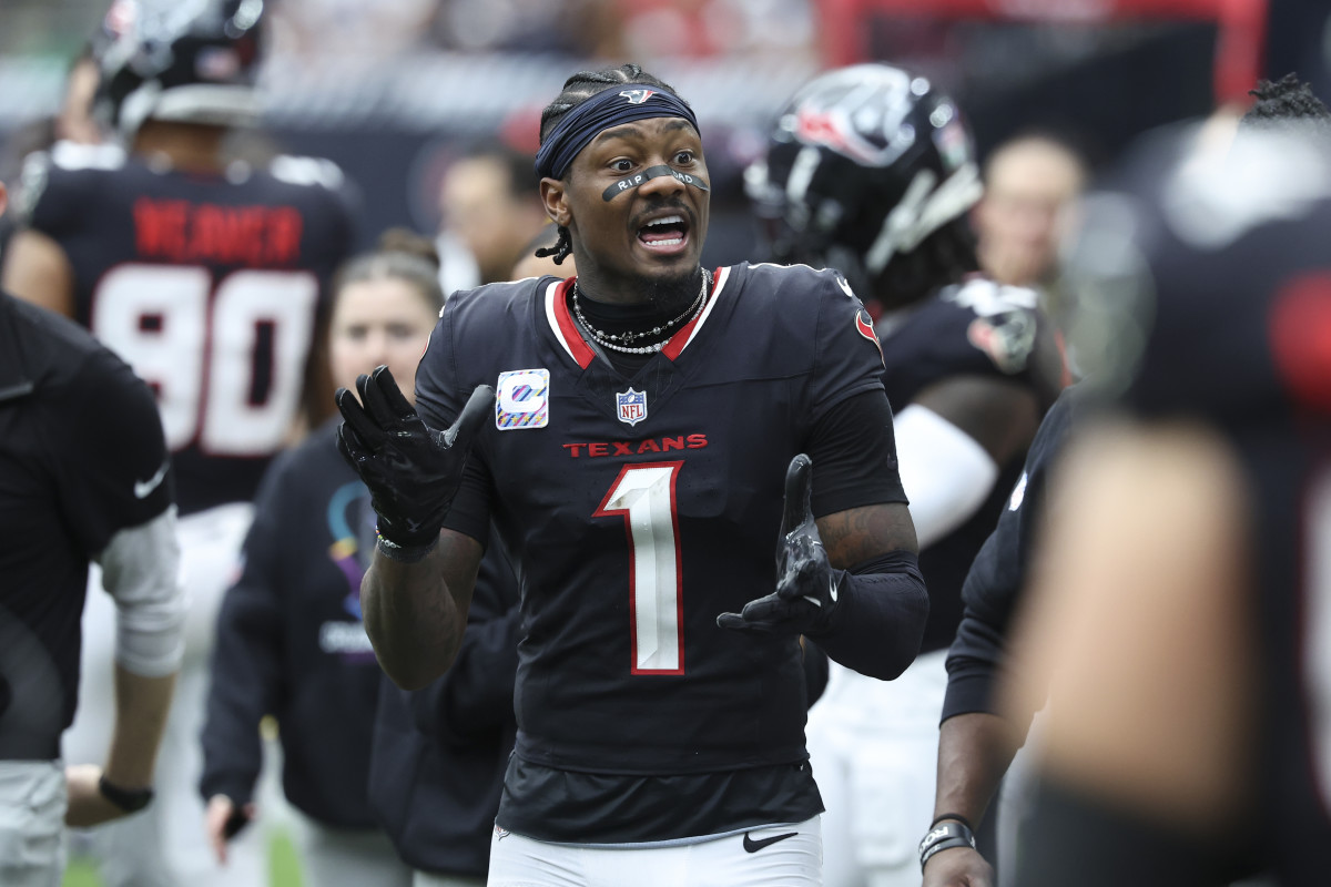 Former Houston Texans wide receiver Stefon Diggs during a game against the Jacksonville Jaguars at NRG Stadium.
