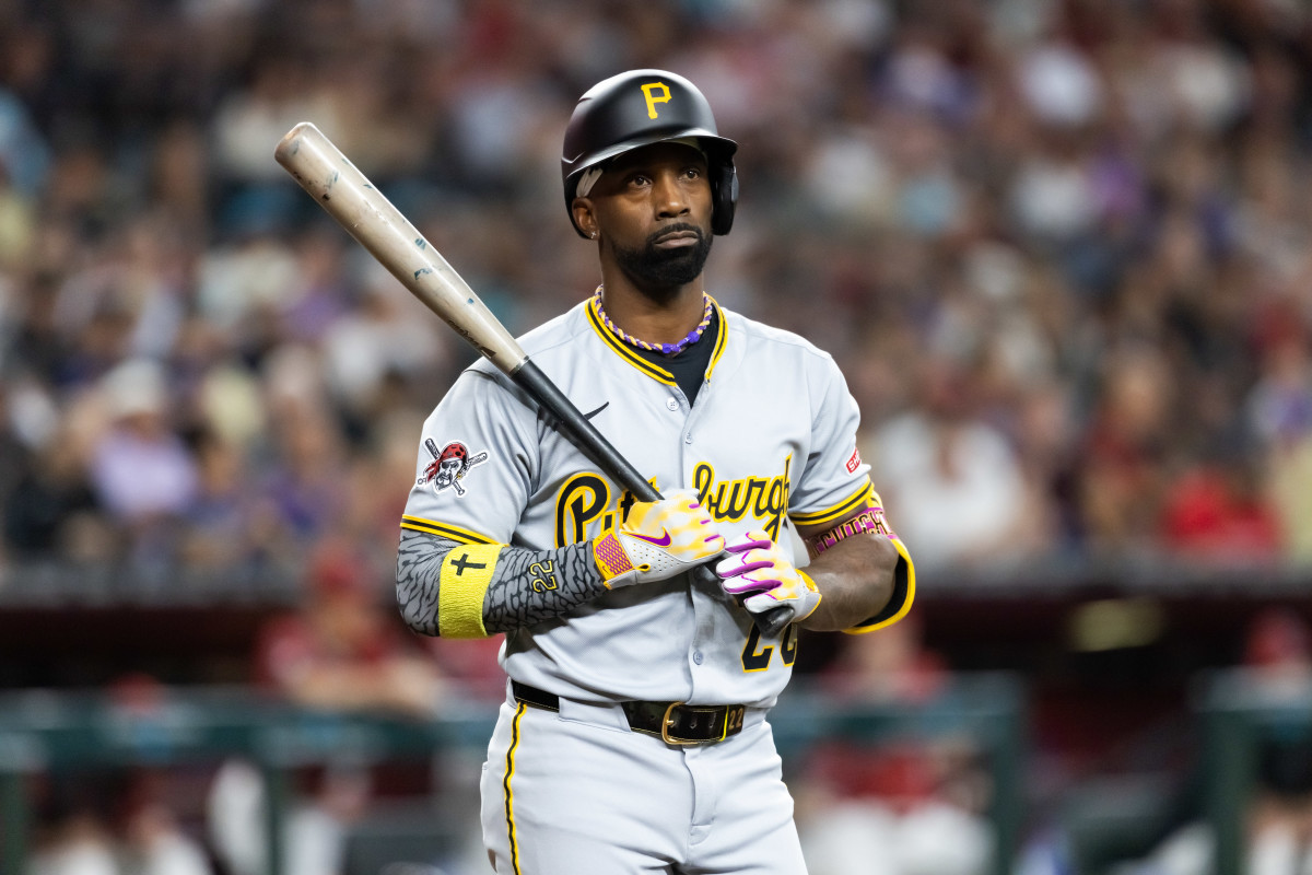 Mark J. Rebilas-Imagn Images  Pirates outfielder Andrew McCutchen against the Diamondbacks at Chase Field.
