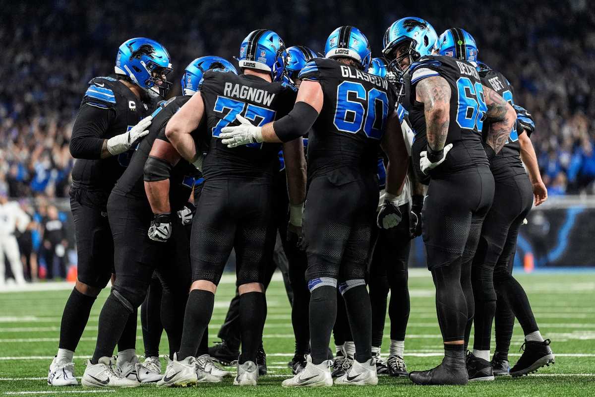 The Detroit Lions' Offensive Line May Be a Problem in 2025 - Athlon Sports