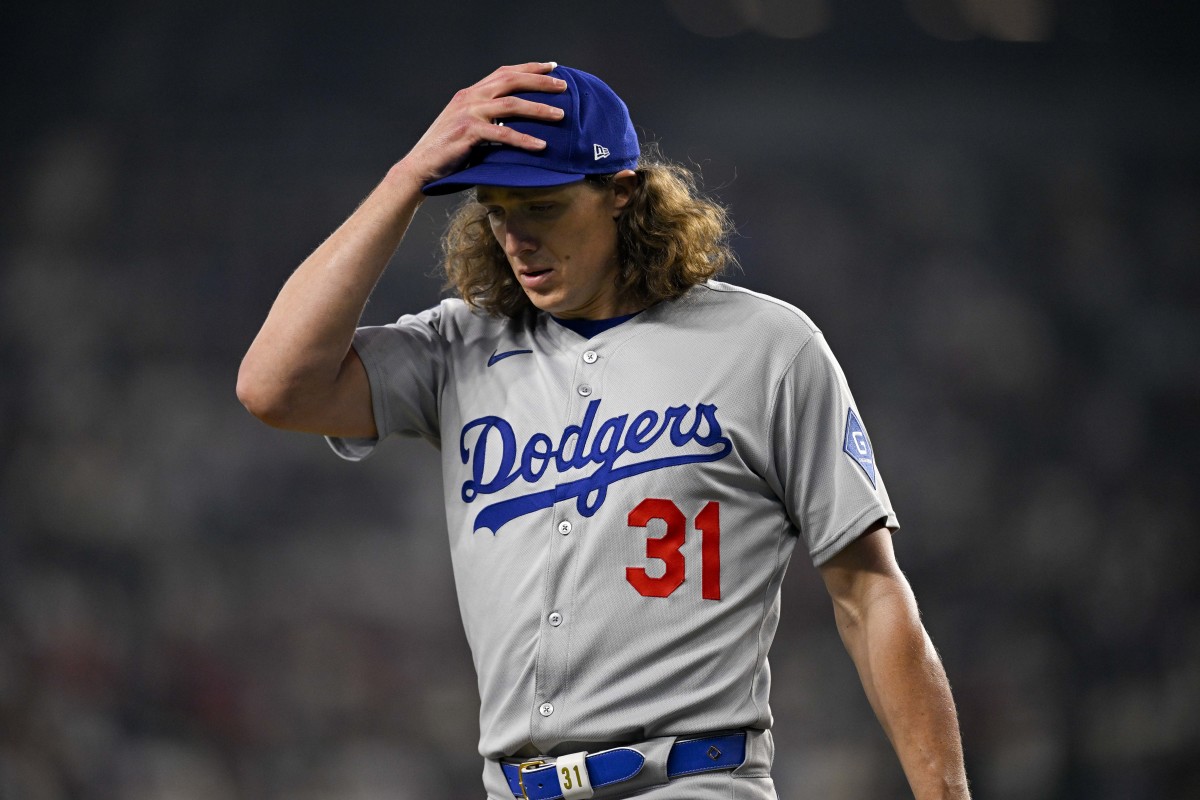 Dodgers Receive Bad News on Tyler Glasnow Injury - Athlon Sports
