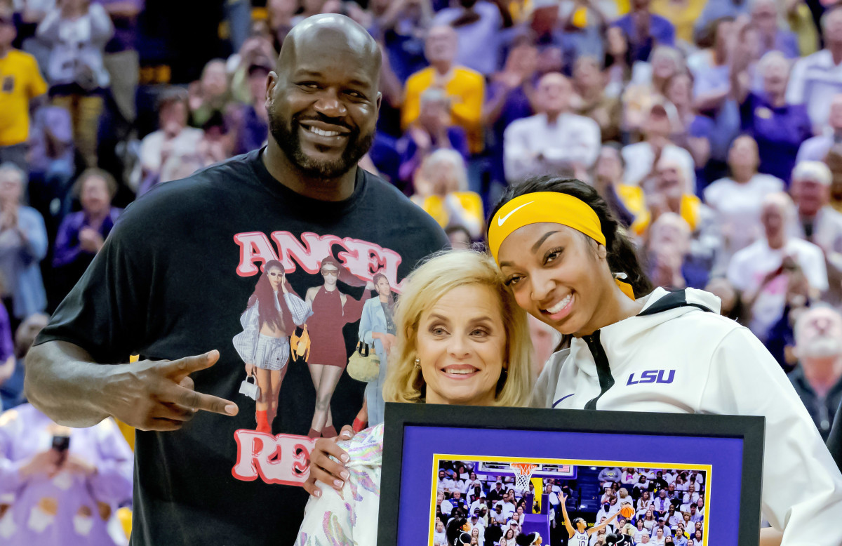 Shaquille O’Neal Has Strong Words for Angel Reese Critics Amid Fan Uproar - Athlon Sports