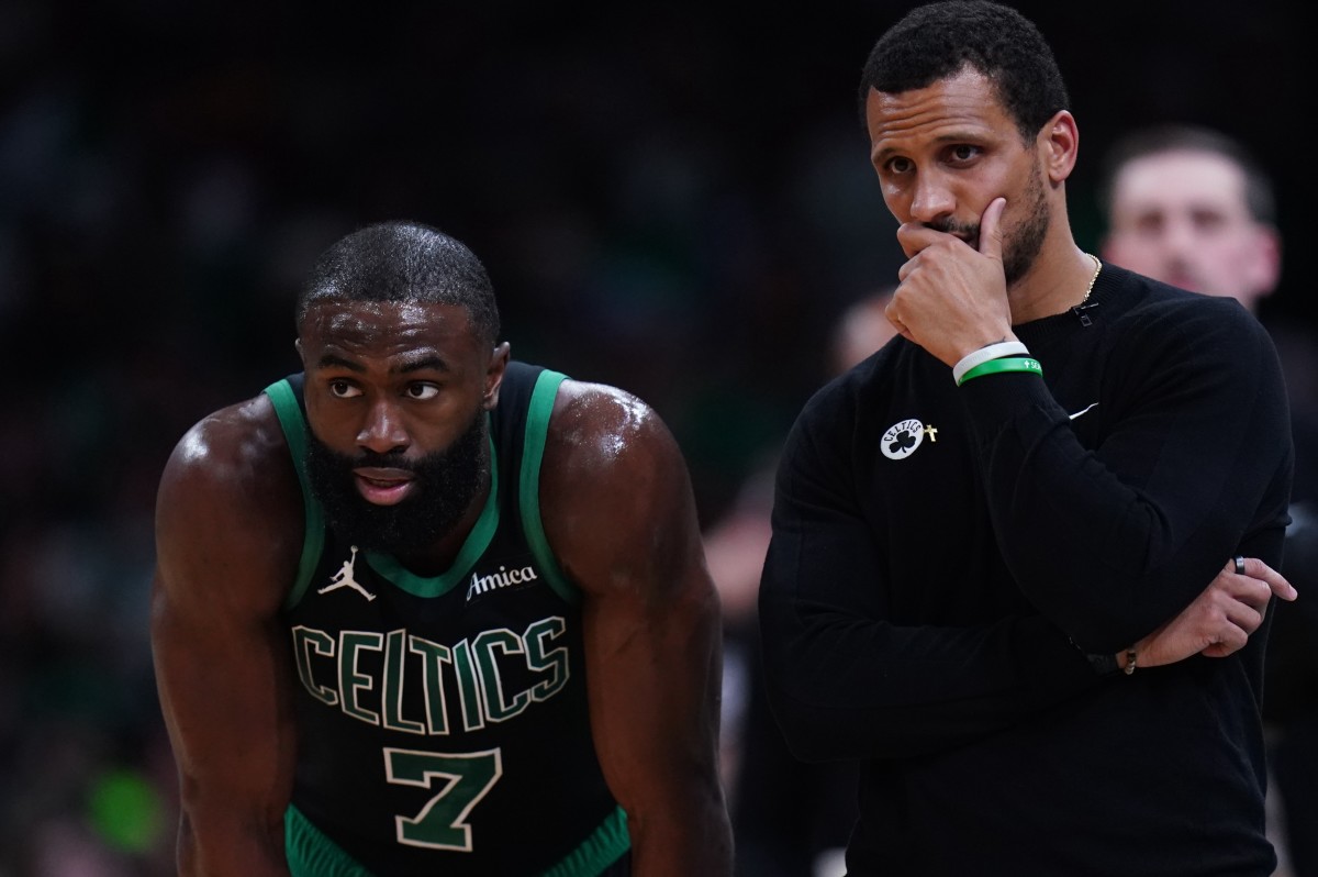 Celtics' Jaylen Brown Linked to Trade for Massive Draft Haul - Athlon Sports