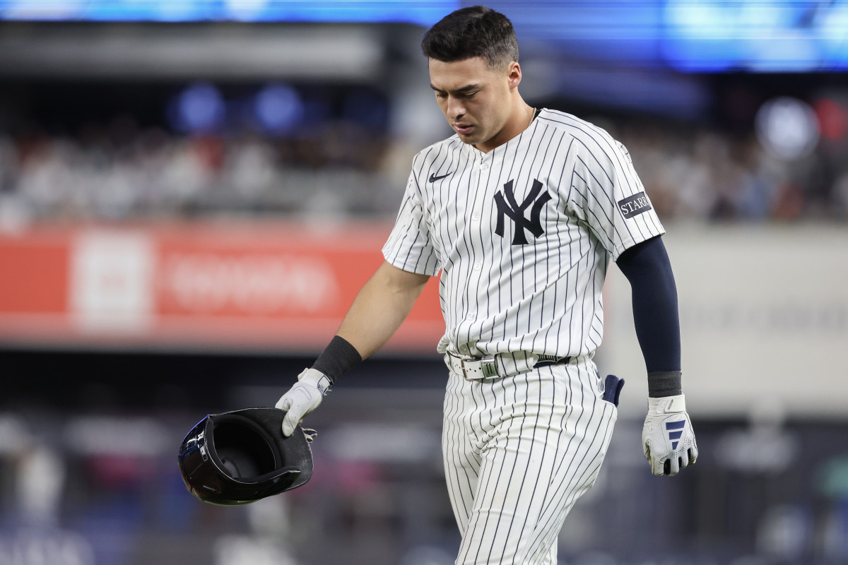 New York Yankees shortstop Anthony Volpe (11)