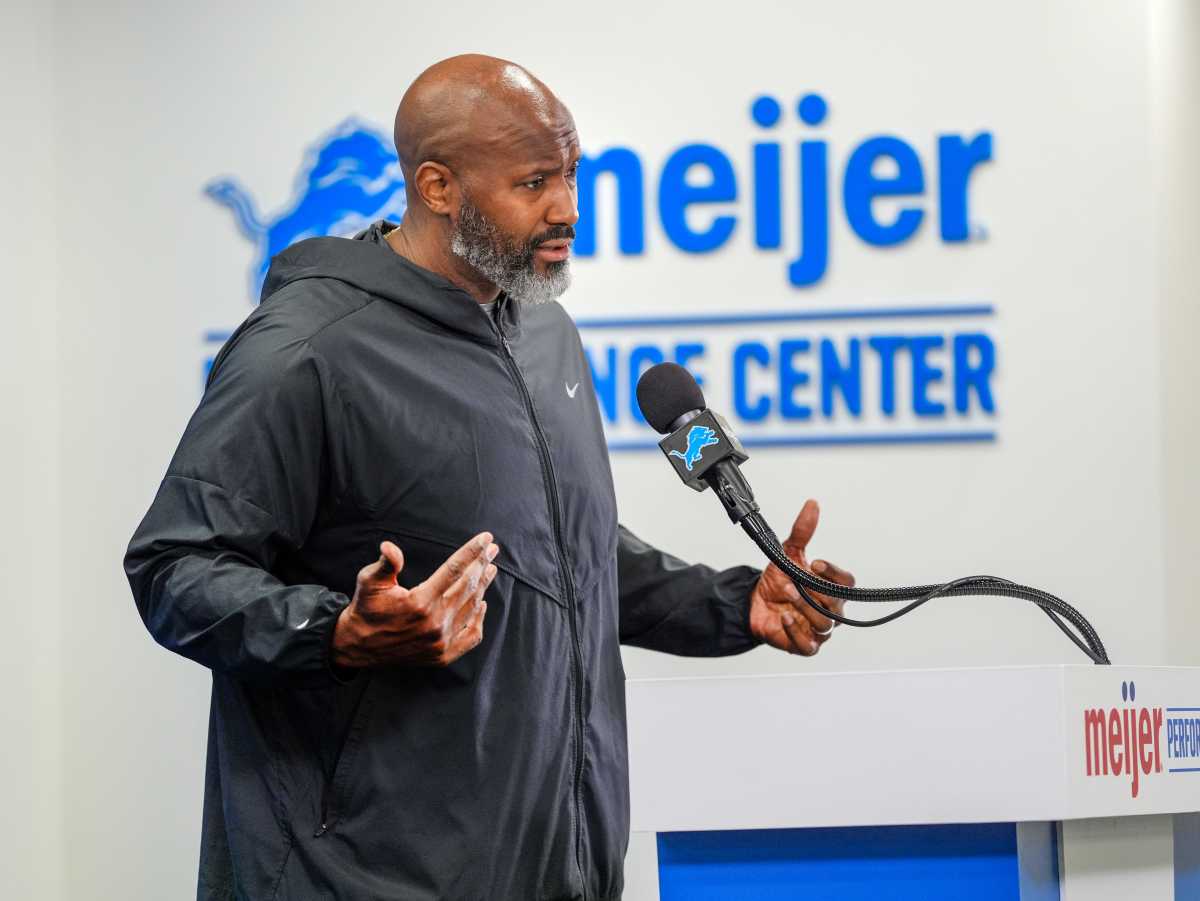Detroit Lions general manager Brad Holmes