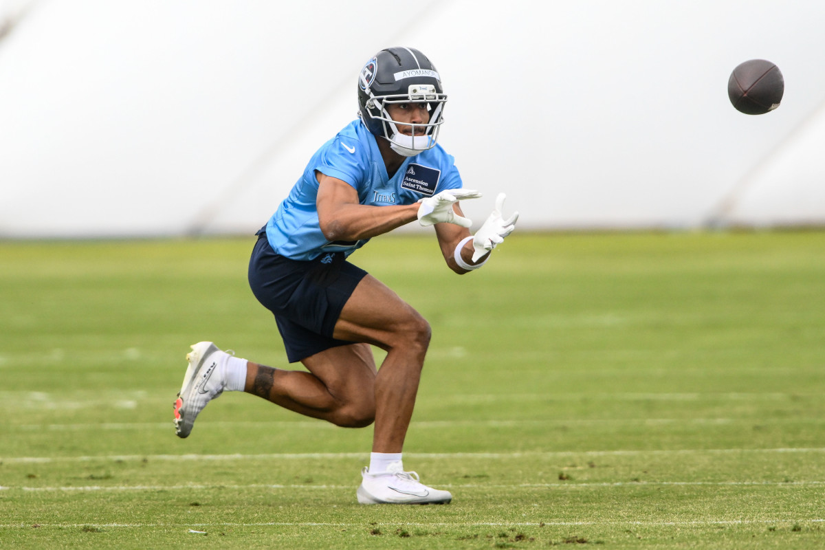 NFL Analyst Sees Shades of Pro Bowl WR in Titans' Elic Ayomanor - Athlon  Sports