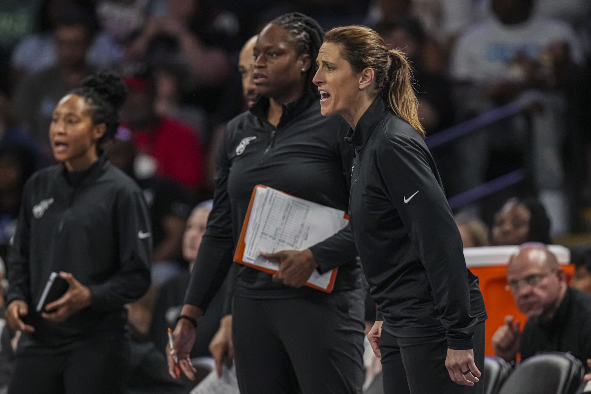 Indiana Fever head coach Stephanie White.