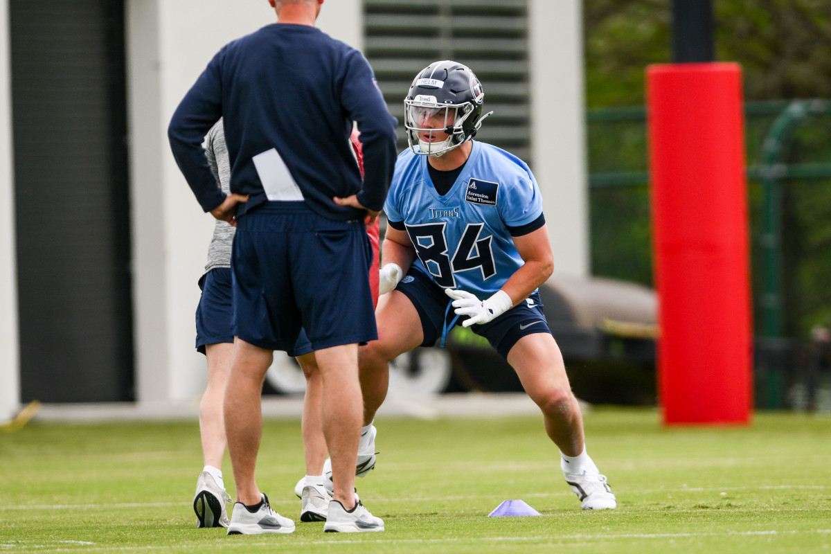 Former NFL WR Makes Surprising Comparison for Titans Rookie TE Gunnar Helm - Athlon Sports
