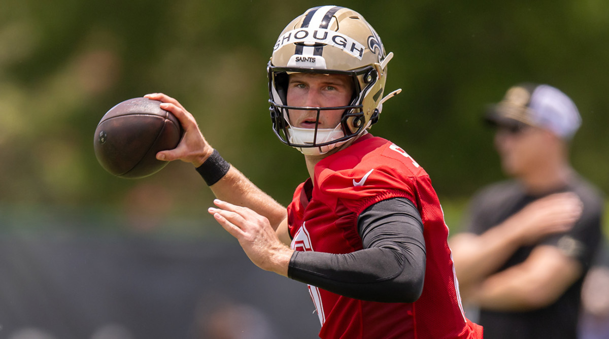 New Orleans Saints quarterback Tyler Shough