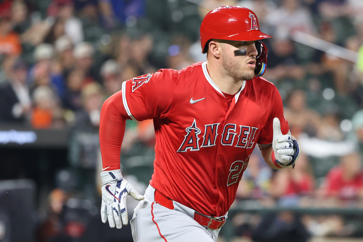 Angels Share 2-Word Mike Trout Message During Orioles Game - Athlon Sports