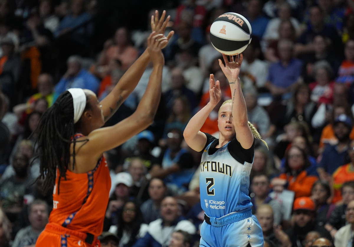 Chicago Sky guard Hailey Van Lith (2).