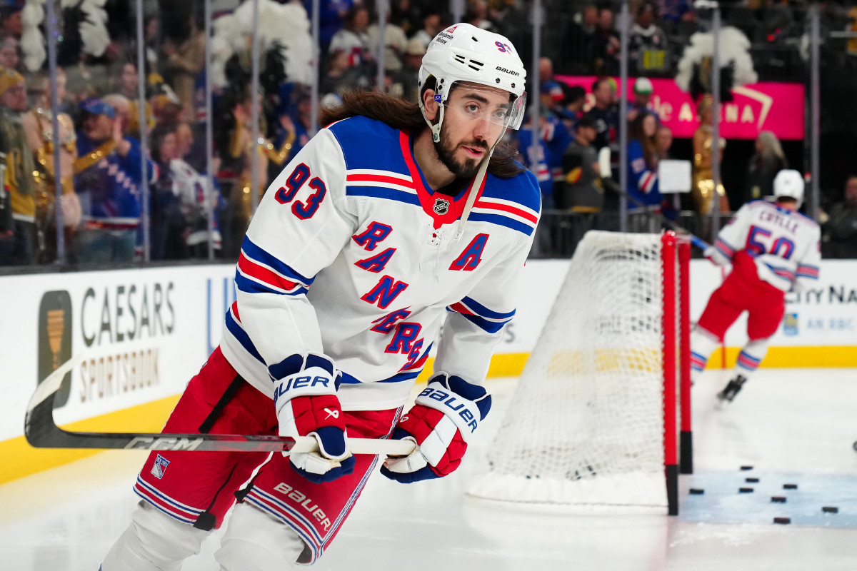Mika Zibanejad's Wife Hints at Rangers' Star NHL Future - Athlon Sports