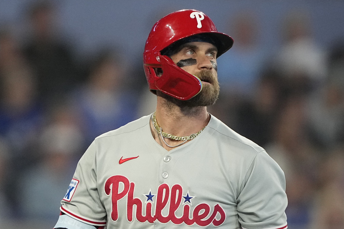 MLB Makes Bryce Harper Announcement After Injury Update - Athlon Sports