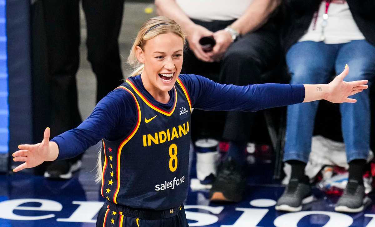 Indiana Fever guard Sophie Cunningham
