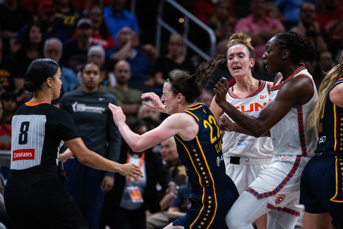 WNBA Changes Stance on Caitlin Clark–Marina Mabrey Physical Altercation - Athlon Sports