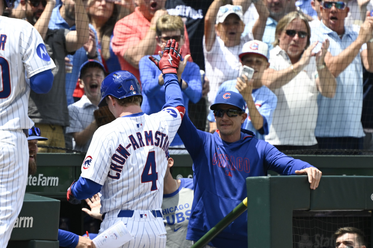 Cubs' Pete Crow-Armstrong Reacts to Making History - Athlon Sports