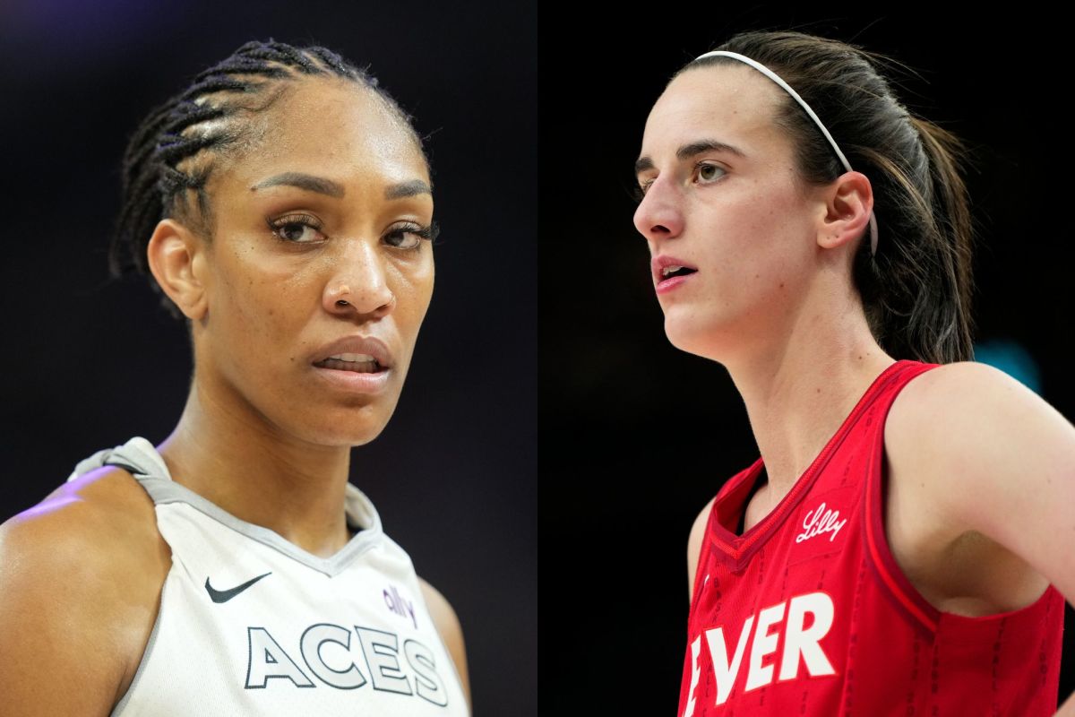 A'ja Wilson Apologizes After Aces Hand Caitlin Clark, Fever Second Straight  Loss - Athlon Sports