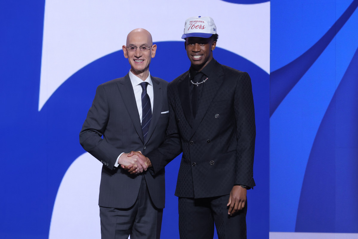 76ers Fans Have Strong Reaction to Drafting VJ Edgecombe Over Ace Bailey - Athlon Sports