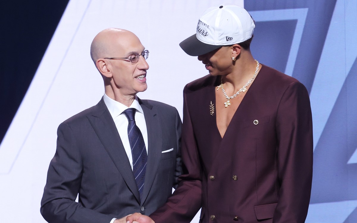 NBA Lottery Pick Turns Heads With Revealing Look During Draft Night - Athlon Sports