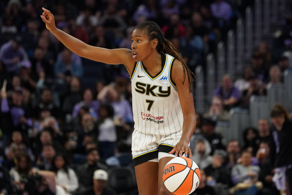 Ariel Atkins is the Chicago Sky's leading scorer this season.