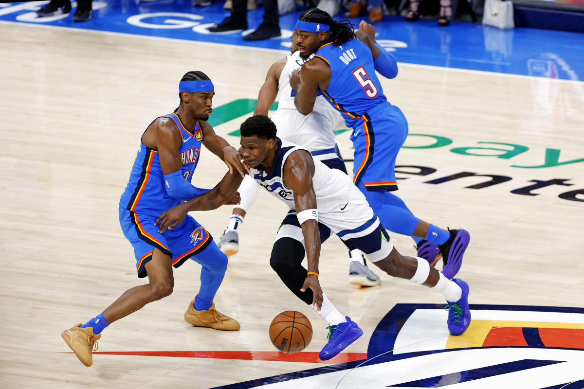 Anthony Edwards Admits The OKC Thunder Were Too Good For The Timberwolves - Athlon Sports