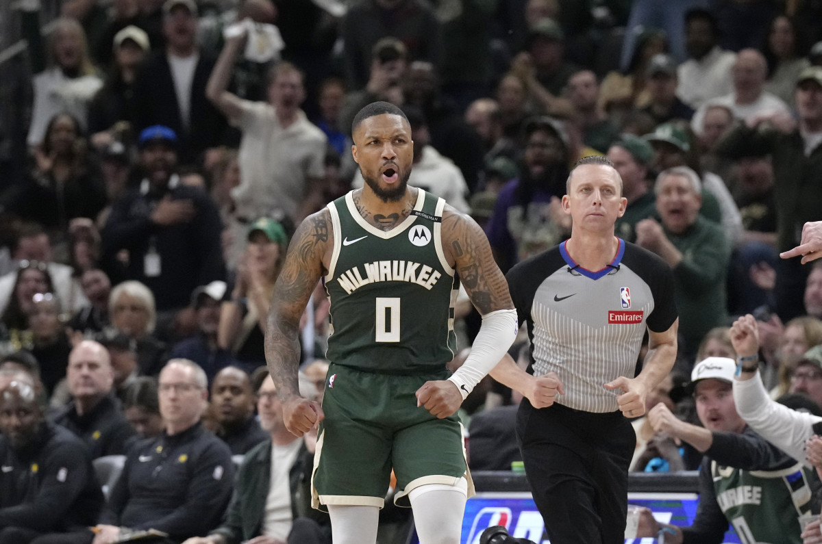 Fans Have Strong Reaction to Bucks Abruptly Cutting Ties With Damian Lillard - Athlon Sports