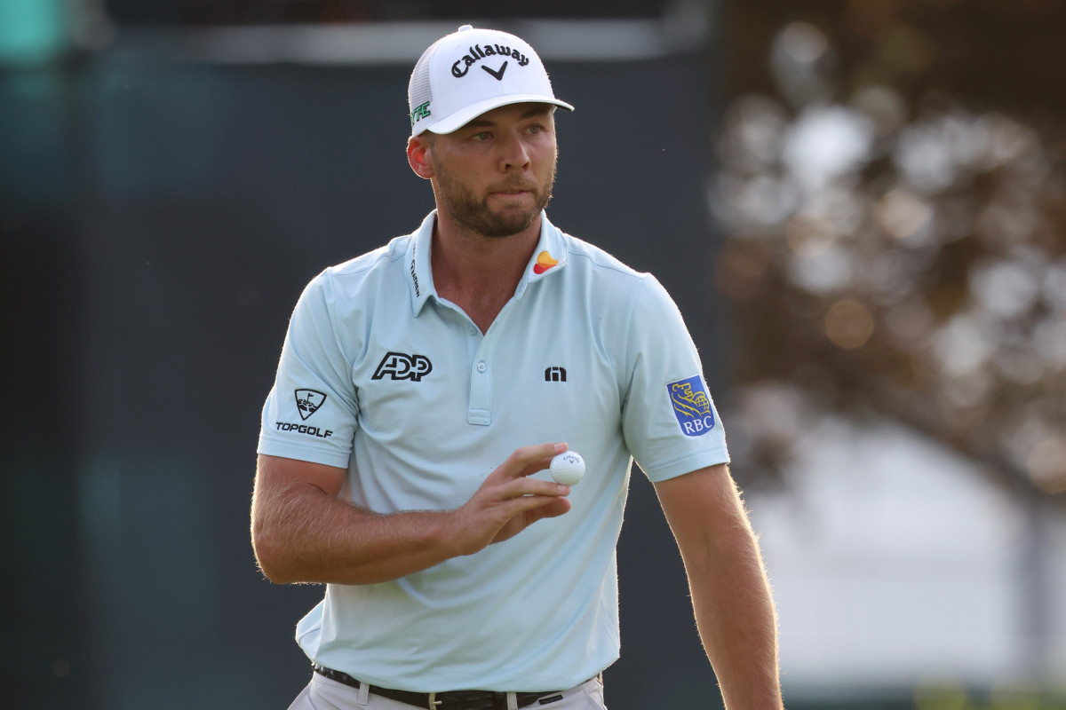 Sam Burns during the third round of the U.S. Open.