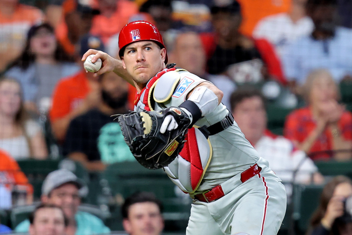 Phillies’ J.T. Realmuto Makes Mick Abel Admission After Latest Outing - Athlon Sports