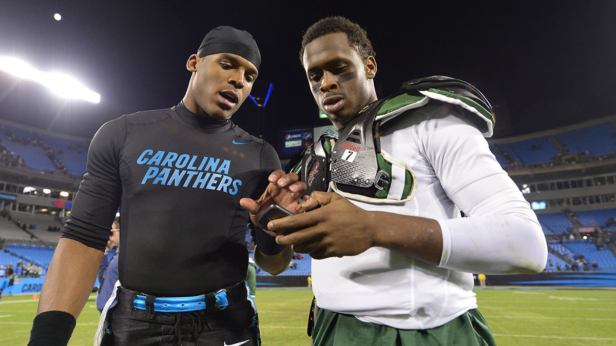 Cam Newton Blasts Raiders QB Geno Smith Over Youth Football Controversy - Athlon Sports