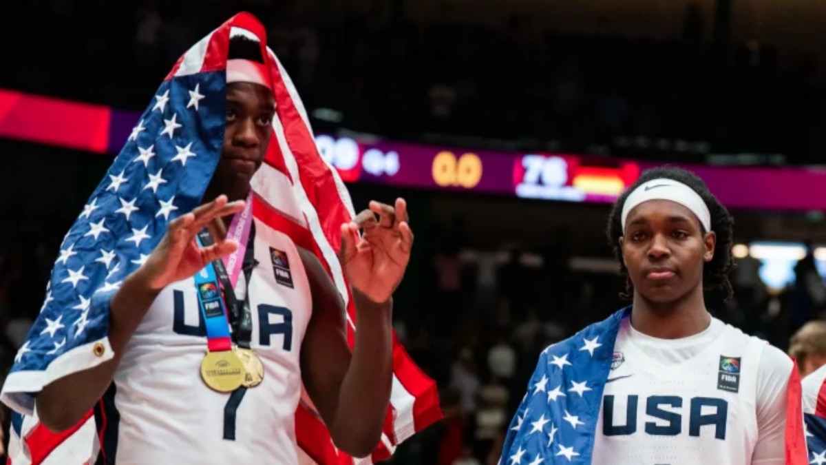 AJ Dybantsa Named MVP as Team USA - Aj Dybantsa At U19 World Cup 