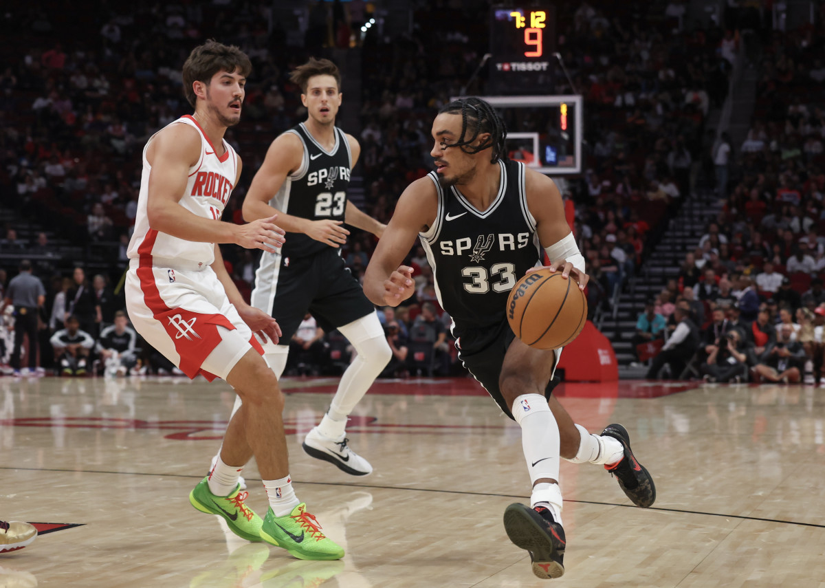 Shorthanded San Antonio Spurs No Match for Houston Rockets' Starters